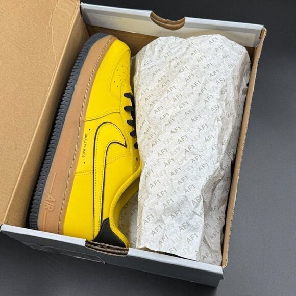 Nike Air Force 1 Low GS 'Yellow Gum' - Picture 2 of 11